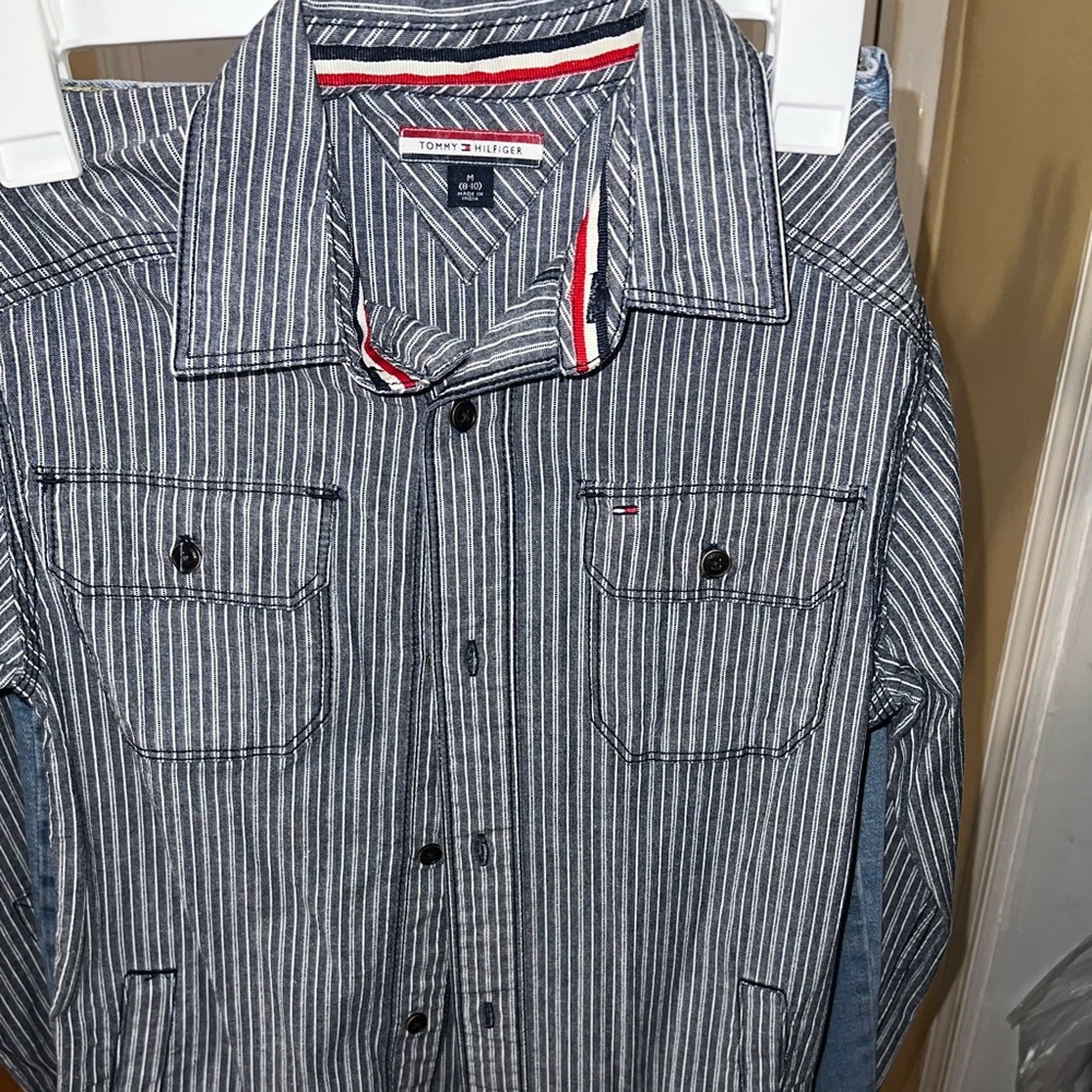 Boys trucker denim shirt